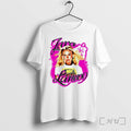Officials Zara Larsson Crush Hibiscus Airbrush Pop Music Fan Summer 2026 White Premium T Shirts
