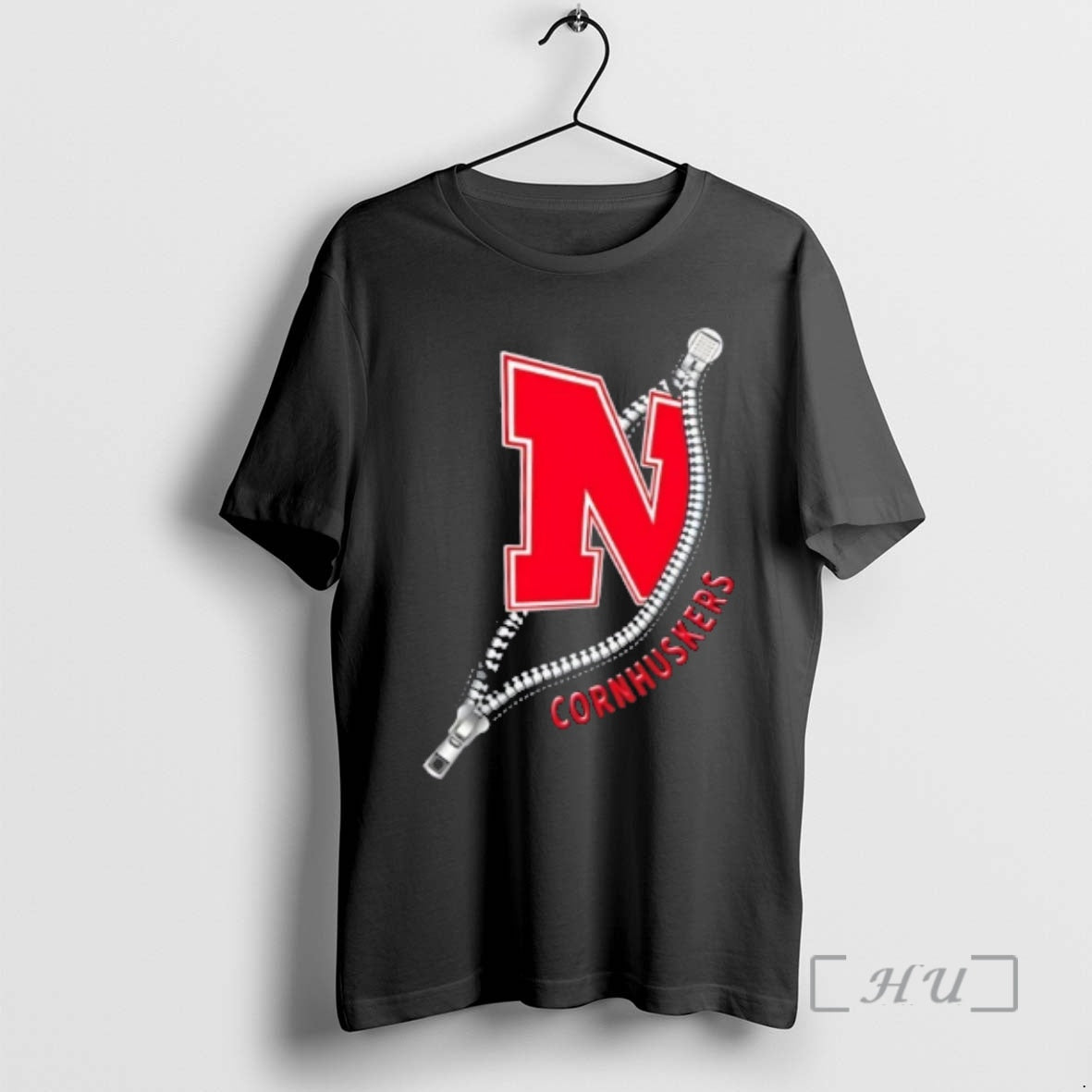 Officials Zipper X Nebraska Cornhuskers Football Logo T-Shirts, Hoodie, Sweatshirt | PureTeeCo.com