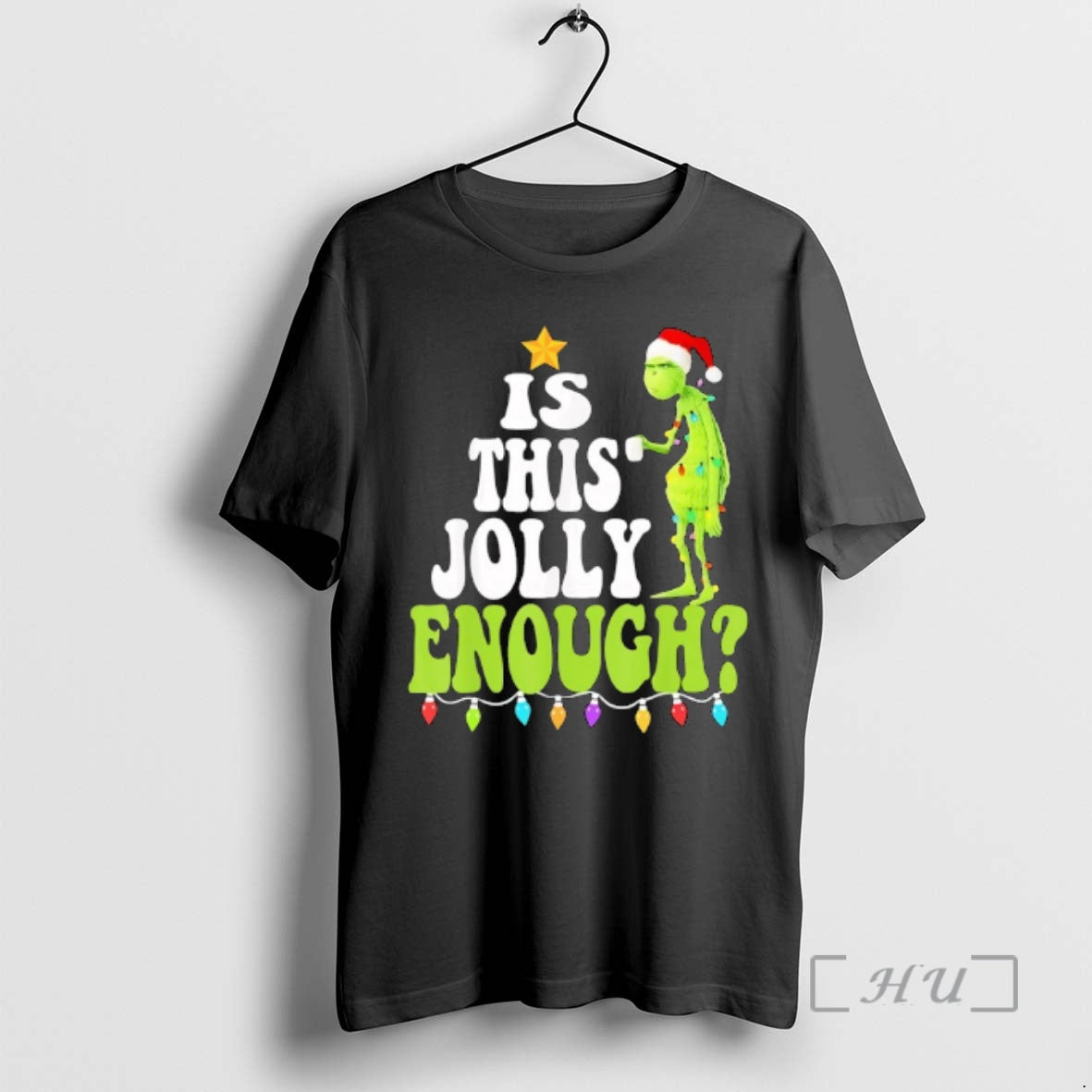 Officials Is This Jolly Enough Grinch Christmas T-Shirts, Hoodie, Sweatshirt | PureTeeCo.com