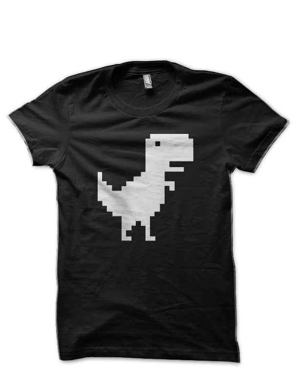 Offline T Rex Black T-Shirt Hoodie, Sweatshirt | PureTeeCo.com
