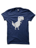 Offline T Rex Navy Blue T-Shirt Hoodie, Sweatshirt | PureTeeCo.com