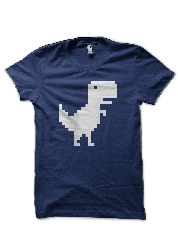 Offline T Rex Navy Blue T-Shirt Hoodie, Sweatshirt | PureTeeCo.com