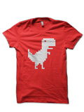 Offline T Rex Red T-Shirt Hoodie, Sweatshirt | PureTeeCo.com