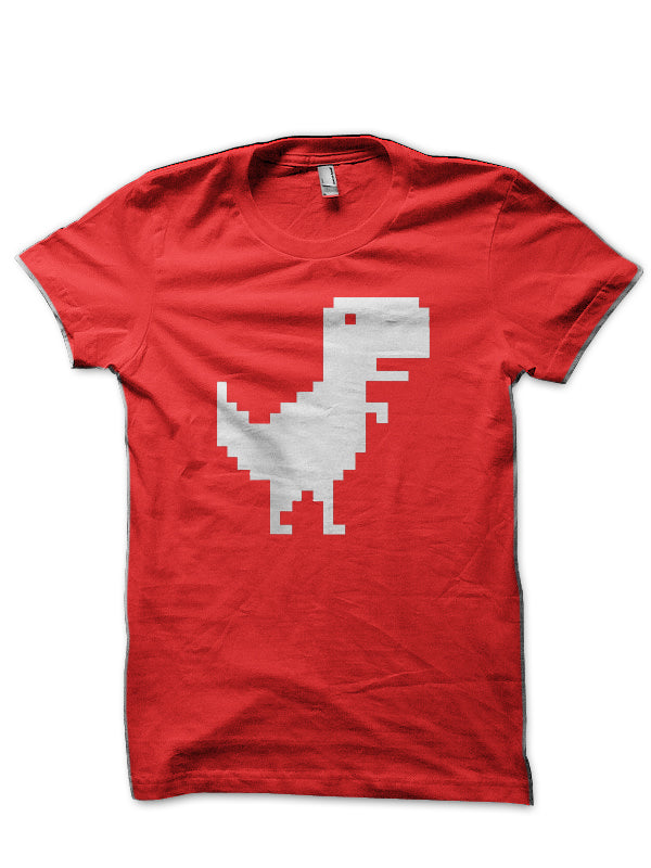 Offline T Rex Red T-Shirt Hoodie, Sweatshirt | PureTeeCo.com