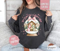 Oh Come Let Us Adore Him Comfort Colors Sweatshirt, Holiday Sweater Womenswear, Xmas Crewneckstyle{n002}4 T-Shirts, Hoodie