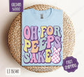 Oh for Peeps Sake Gildan Shirt, Cute Easter Tshirt, Trendy Bunny Tee Hoodie, Sweatshirt | PureTeeCo.com