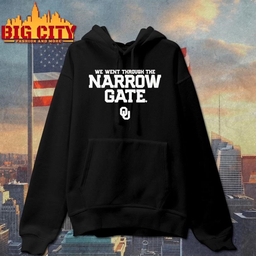 Oklahoma Football The Narrow Gate logo shirt