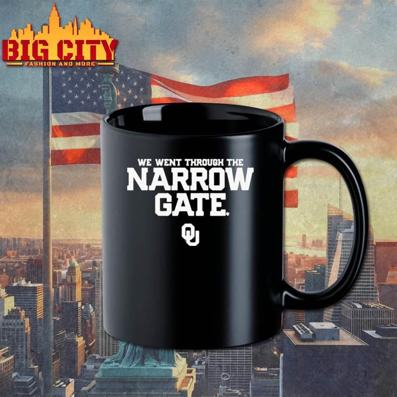 Oklahoma Football The Narrow Gate logo shirt