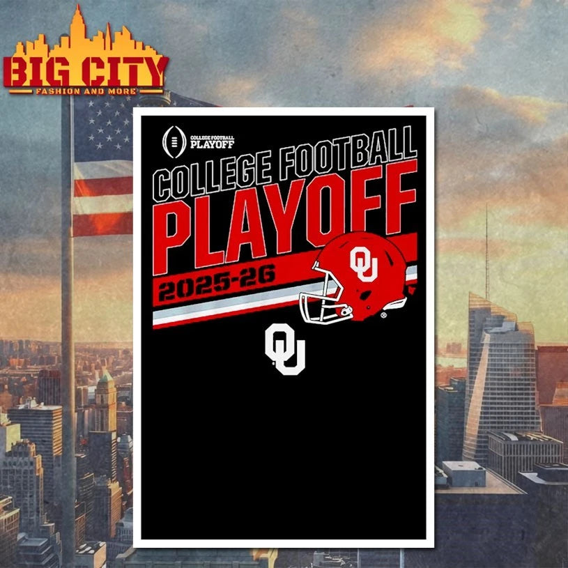 Oklahoma Sooner 2025 CFP College football playoff shirt