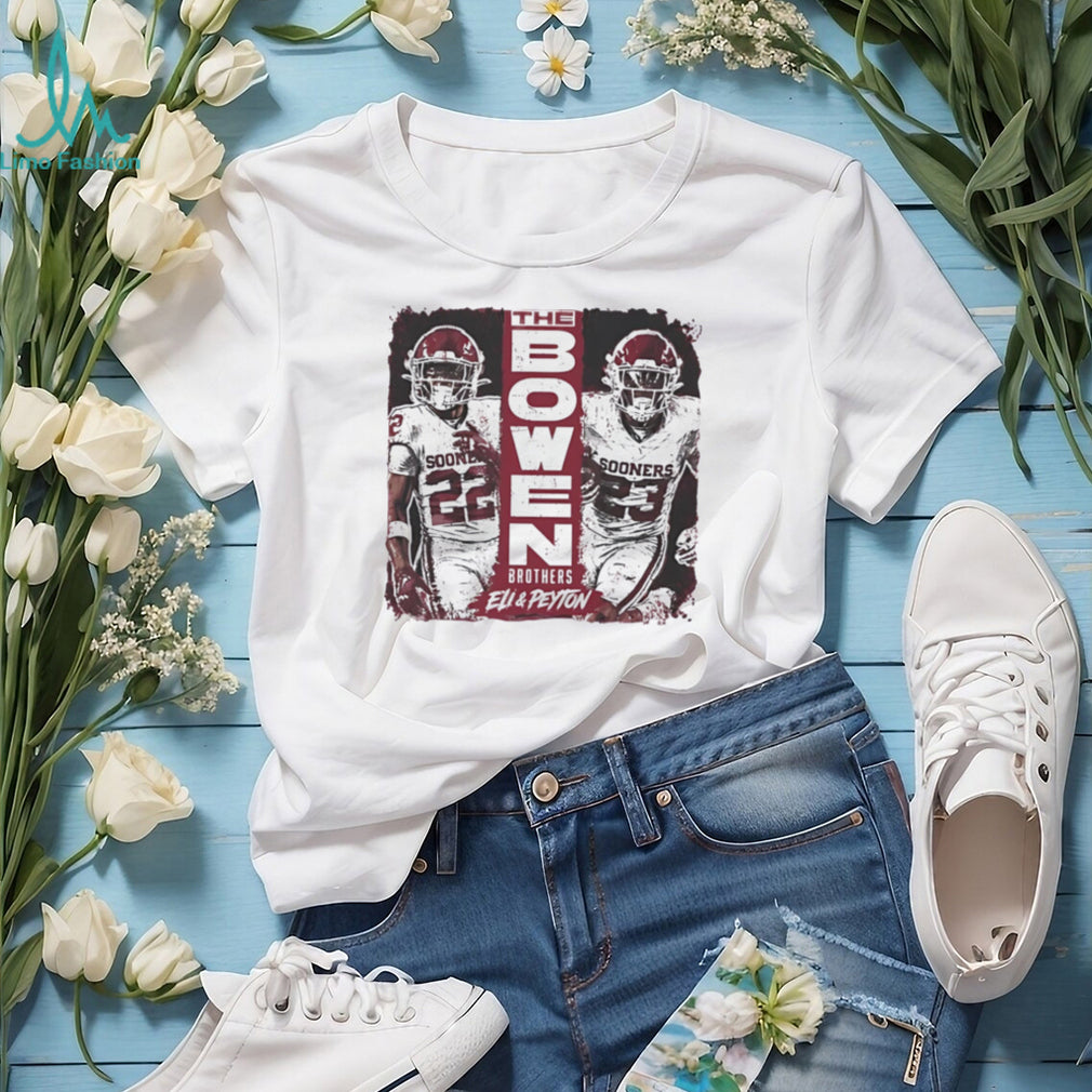 Oklahoma Sooners Eli Bowen and Peyton Bowen the Bowen brothers shirt