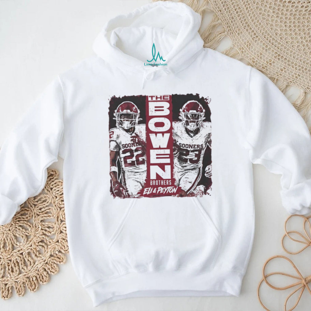 Oklahoma Sooners Eli Bowen and Peyton Bowen the Bowen brothers shirt