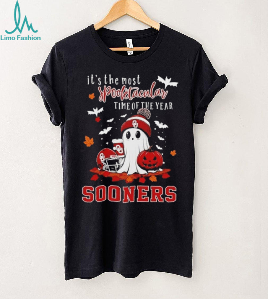 Oklahoma Sooners NCAA Halloween Ghost 2026 It’s the most spooktacular time of the year T Shirt