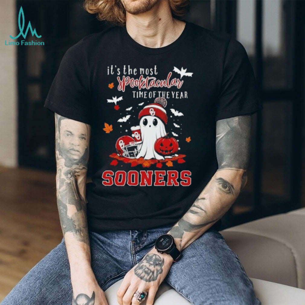 Oklahoma Sooners NCAA Halloween Ghost 2026 It’s the most spooktacular time of the year T Shirt