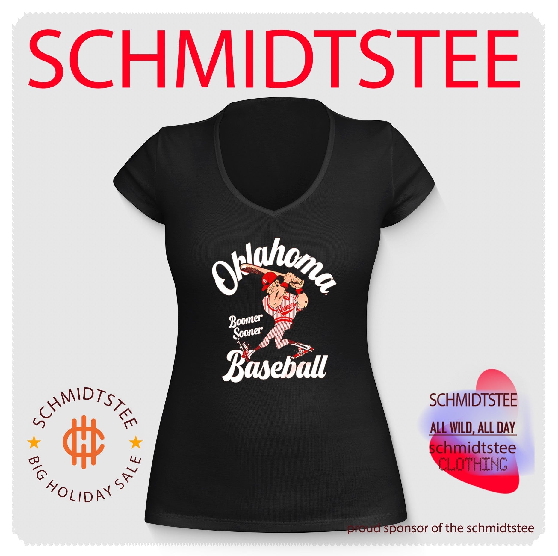 Oklahoma baseball Boomer Sooner Big Hits OU shirt
