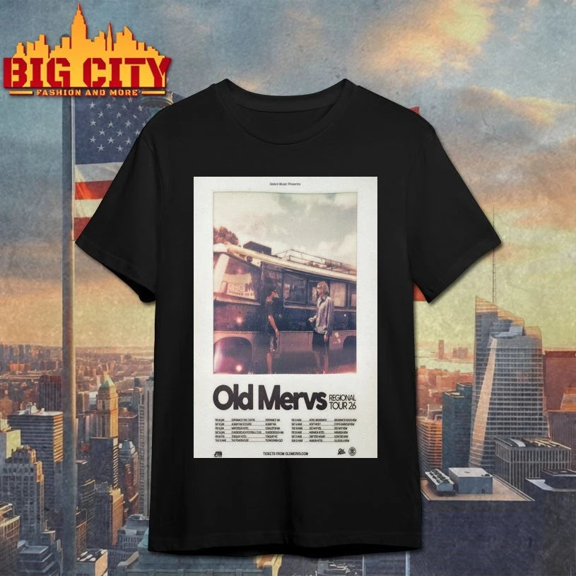 Old Mervs Regional Tour Show 2026 Poster shirt