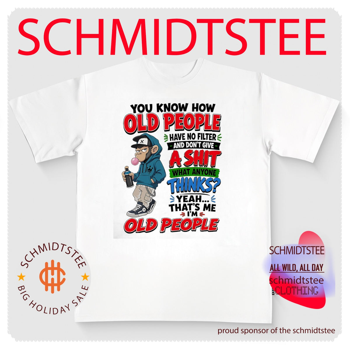 Old People Have No Filter and Don’t Give a Shit What Anyone Thinks shirt