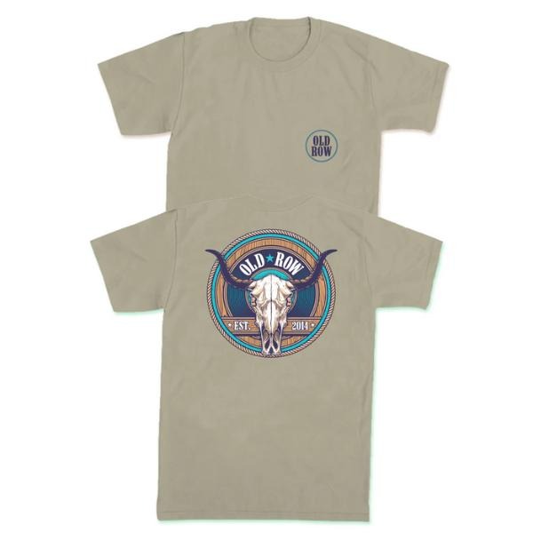 Old Row Outdoors Cow Skull Pocket Tee, Vintage Graphic Tees, Vintage Crewnecks Tees Hoodie, Sweatshirt | PureTeeCo.com