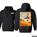 Old Row Outdoors Hoodie - Vibrant Nature Scene, Perfect for Outdoor Enthusiasts and Adventure Seekers, Ideal for Casual...