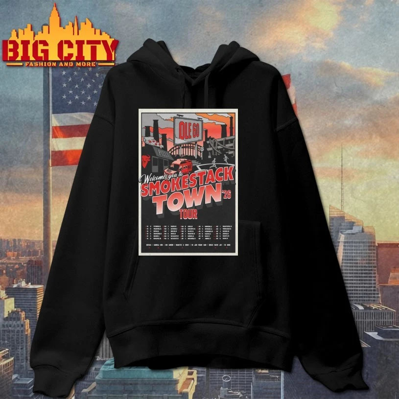 Ole 60 Welcomes You To SmokesTack Town 2026 Tour Poster shirt