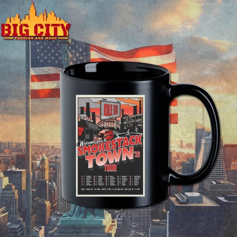 Ole 60 Welcomes You To SmokesTack Town 2026 Tour Poster shirt