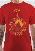 Om Band Red T-Shirt Hoodie, Sweatshirt | PureTeeCo.com