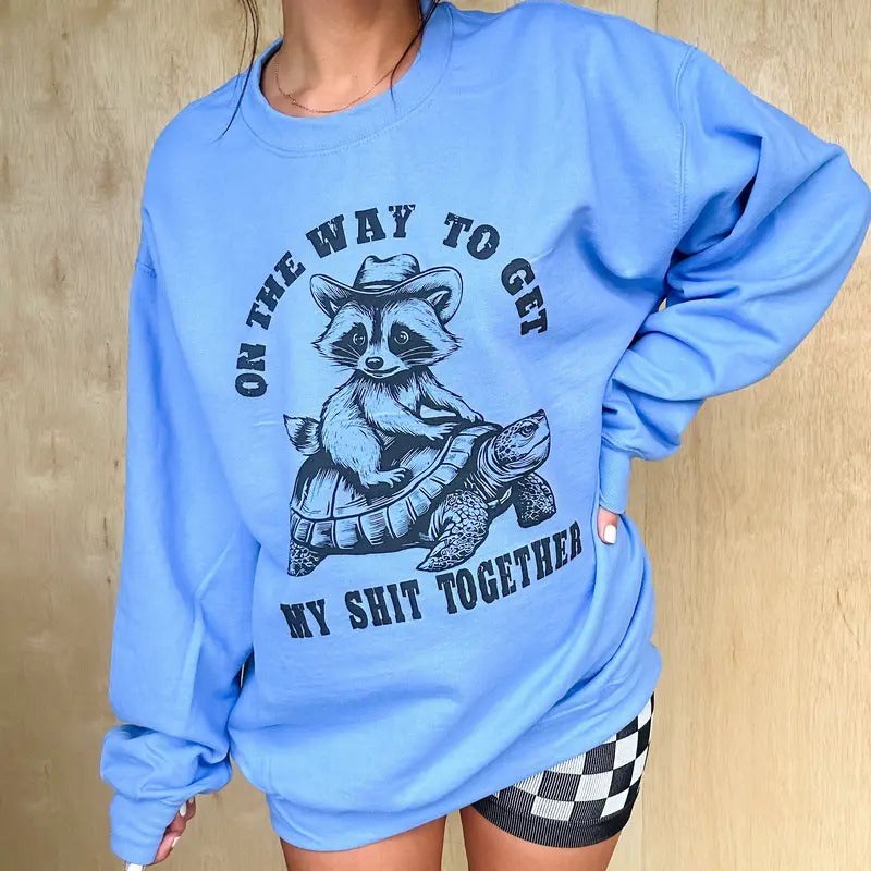 On The Way Graphic Pullover T-Shirts, Hoodie, Sweatshirt | PureTeeCo.com