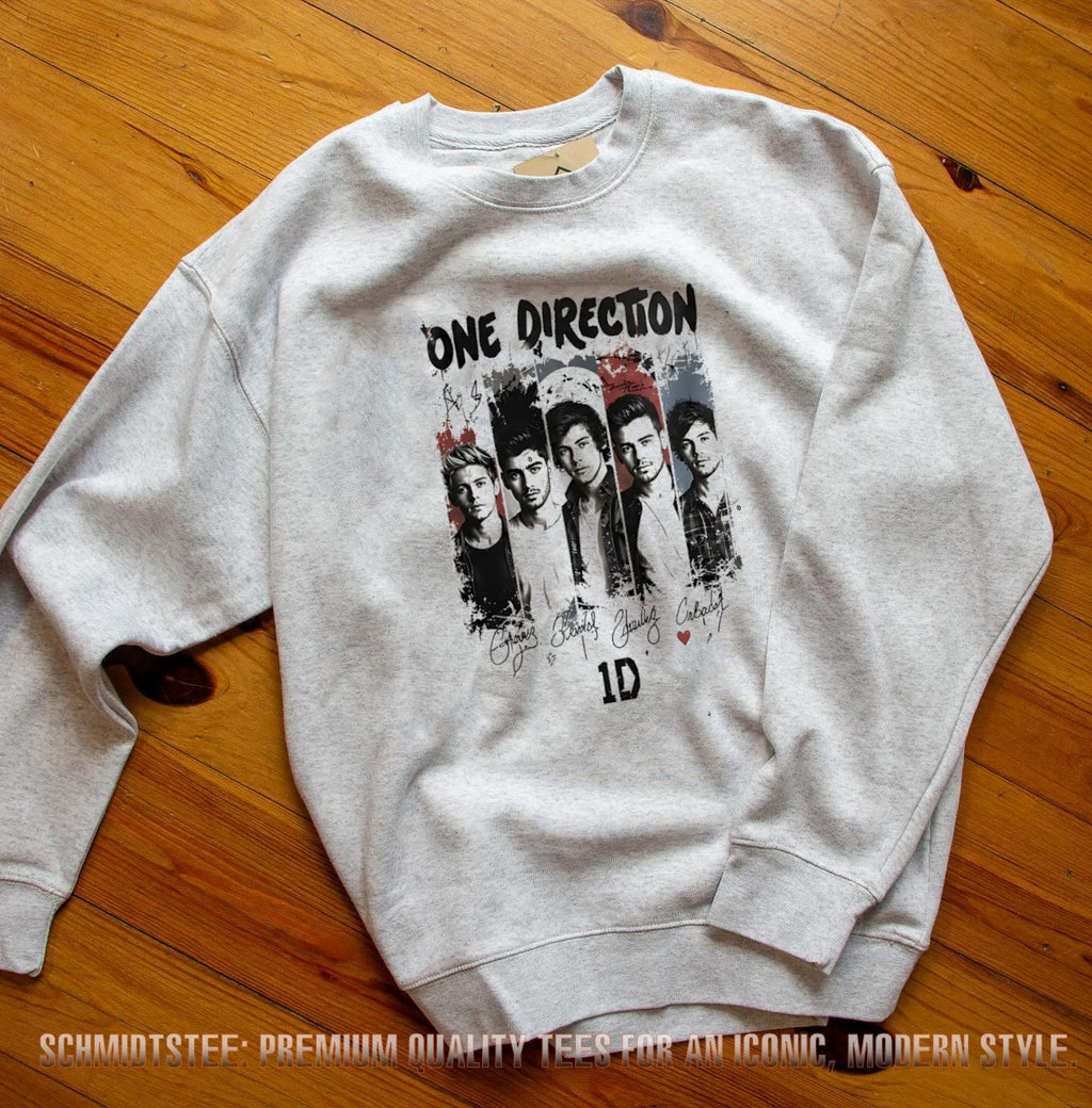One Direction 1D team collage retro shirt