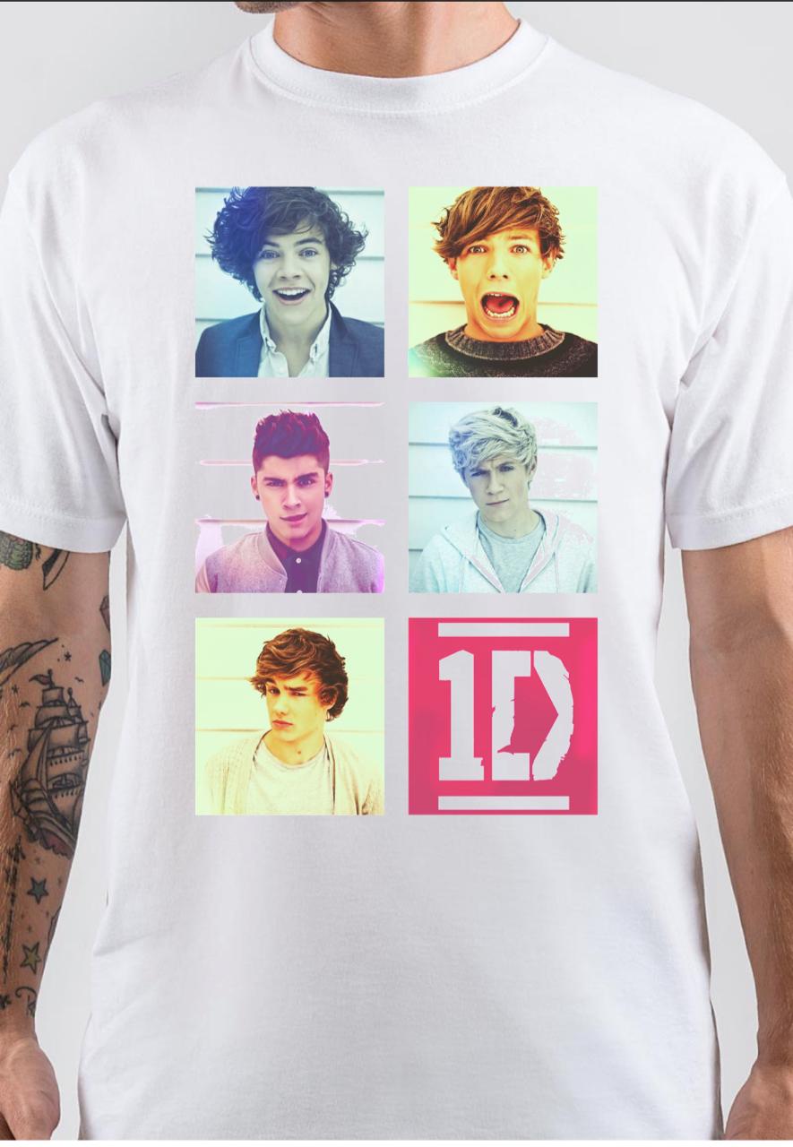One Direction White T-Shirt Style003 Hoodie, Sweatshirt | PureTeeCo.com