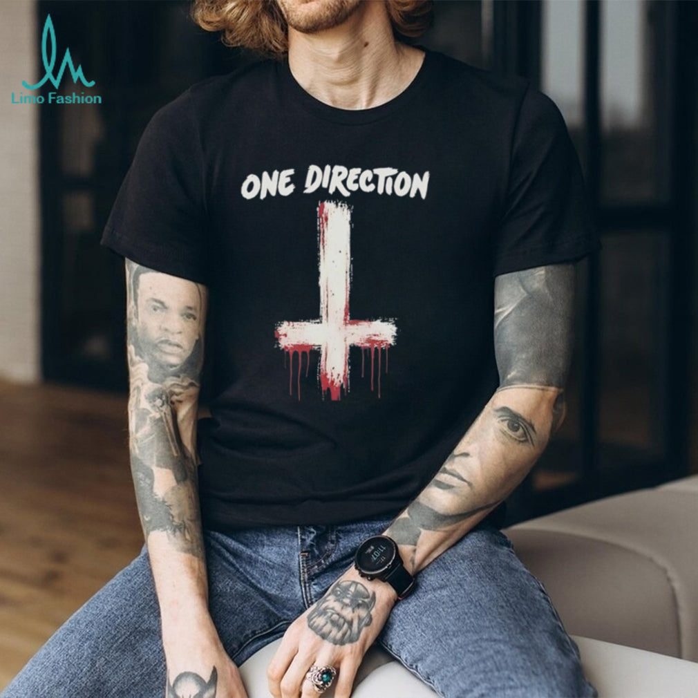 One Direction upside down cross shirt