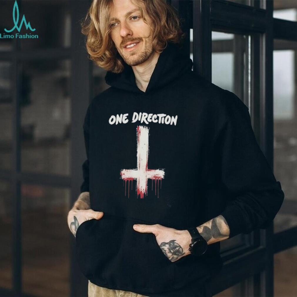 One Direction upside down cross shirt