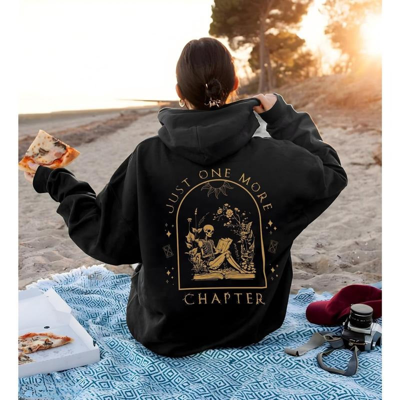 One More Chapter Sweatshirt Book Lover Sweatshirt Book Lover Sweatshirt Bookish Hoodie Reading Sweatshirt Reading...