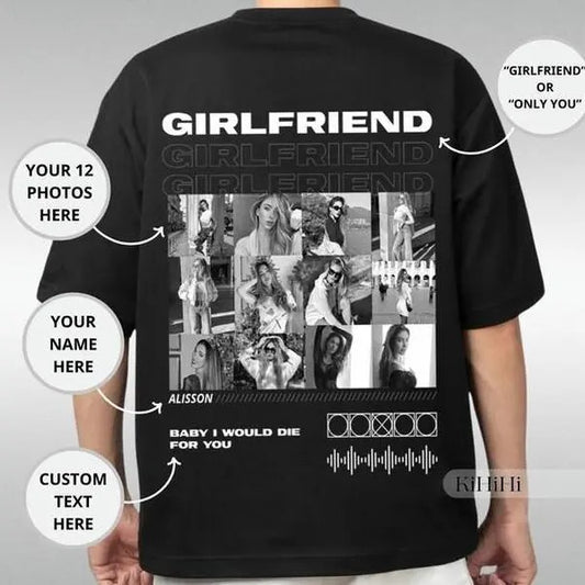 Only You Shirt, Only You Photo Shirt, Girlfriend Tshirt Only You, Girlfriend T-Shirt, Custom Girlfriend Shirt, Valentine Shirt, Gift For Him, HL300