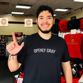 Openly Gray text shirt