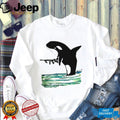 Orca Whale Holding A Machine Gun Animal Shirt
