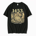 Original 1453 Fall Of Constantinople Byzantine Eagle Never Forget Tshirts Jpg