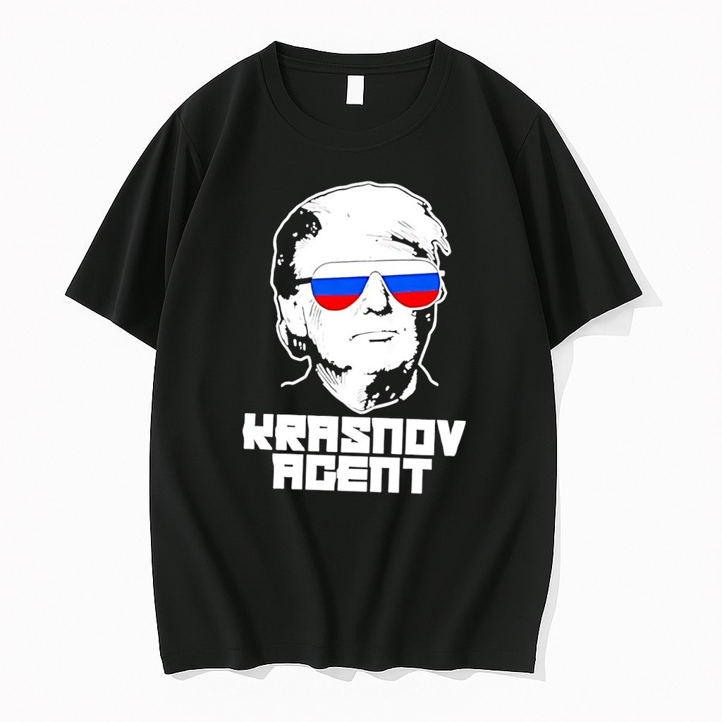 Original Agent Krasnov Donald Trump Black Tshirts Jpg