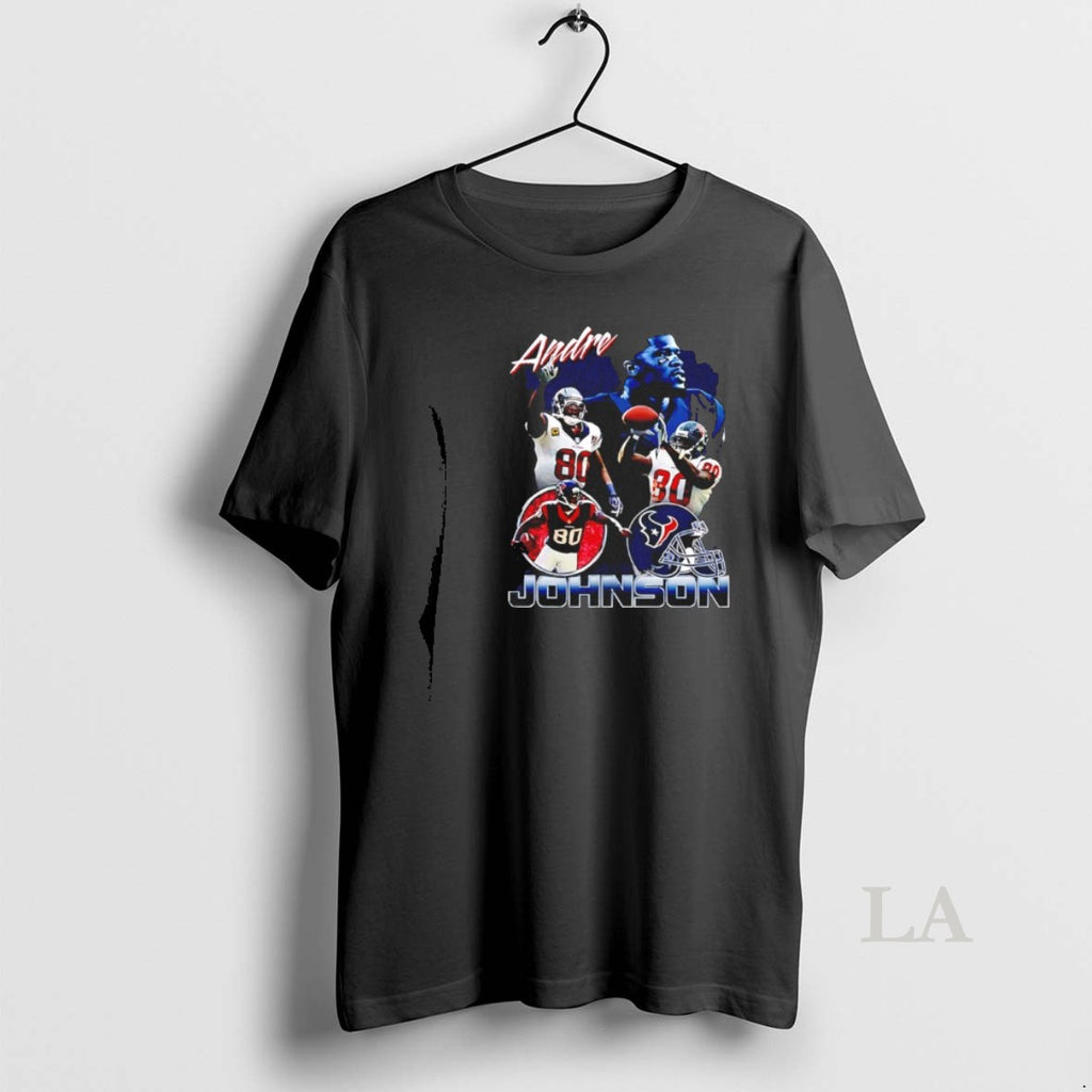 Original Andre Johnson Houston Texans Player Collage T-Shirts, Hoodie, Sweatshirt | PureTeeCo.com