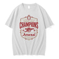 Original Arsenal Premier League Champions Retro Football Fan Tshirts Jpg
