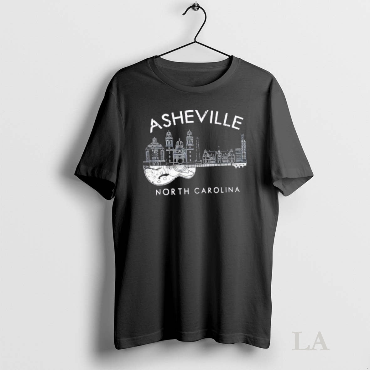 Original Asheville Souvenir North Carolina Lover Music Guitar T-Shirts, Hoodie, Sweatshirt | PureTeeCo.com