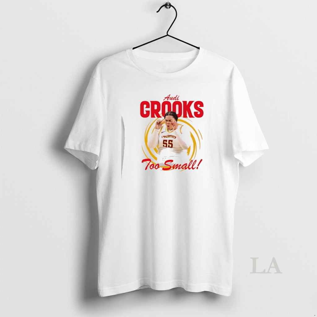 Original Audi Crooks Iowa State Womens Basketball Too Small T-Shirts, Hoodie, Sweatshirt | PureTeeCo.com