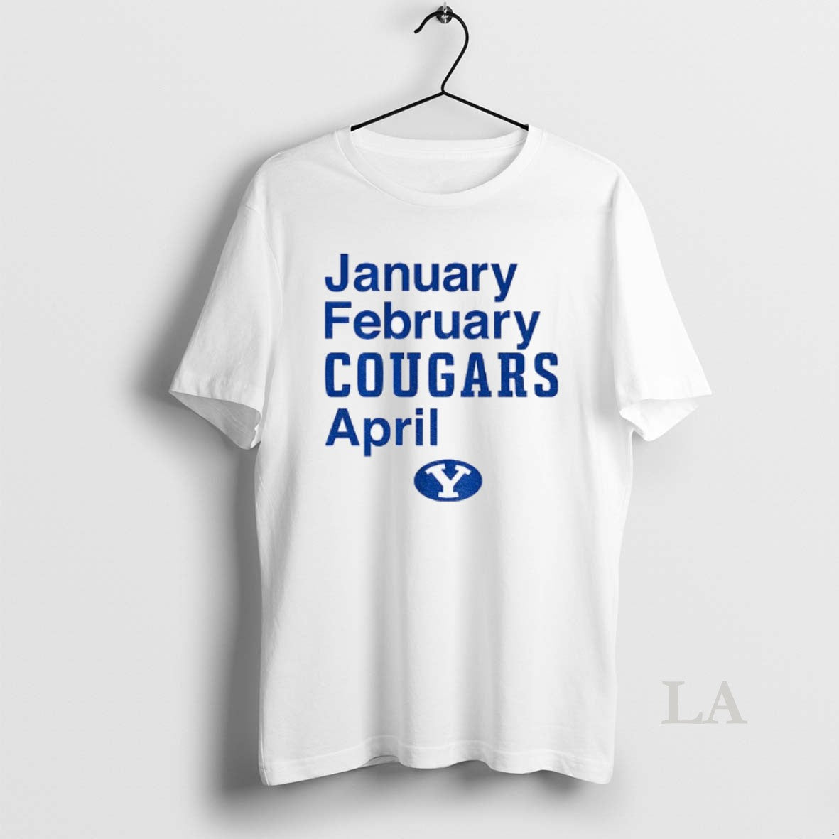 Original Byu Cougars January February Cougars April 2025 T-Shirts, Hoodie, Sweatshirt | PureTeeCo.com