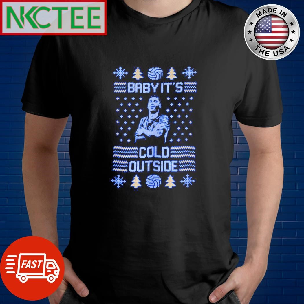 Original Baby it’s COLD Cole Palmer ugly Christmas shirt