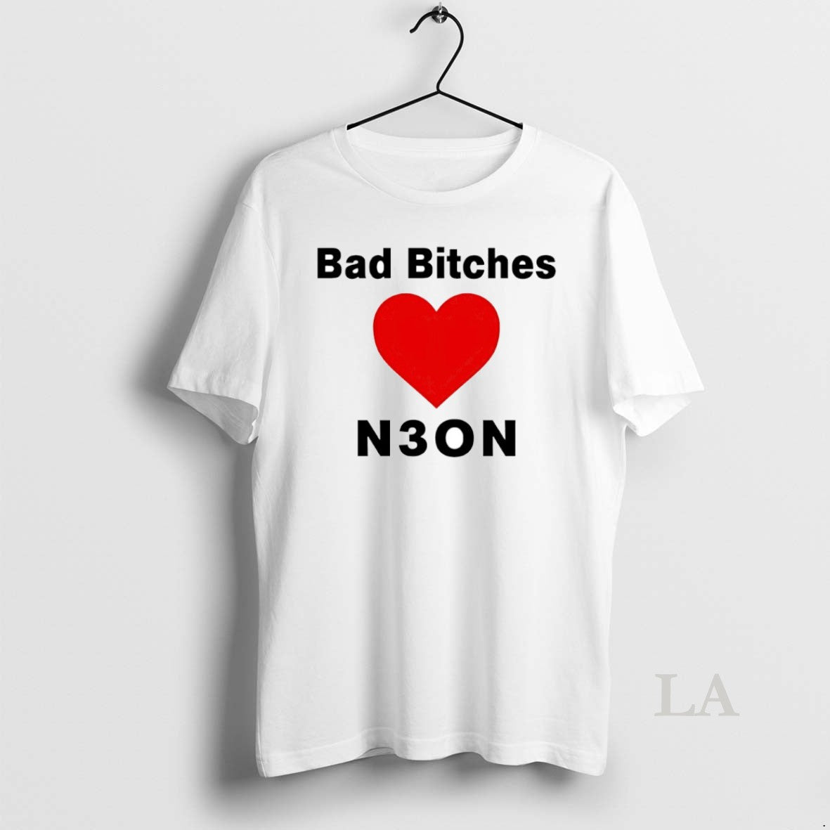 Original Bad Bitches Love Neon Circle T-Shirts, Hoodie, Sweatshirt | PureTeeCo.com