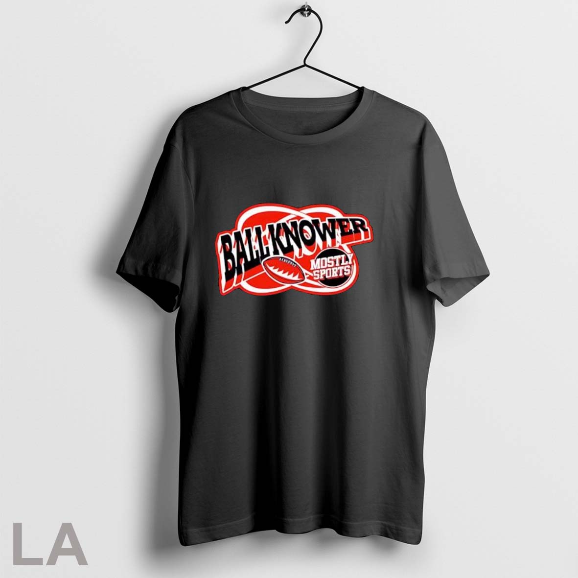 Original Ballknower Mostly Sports Football Graphic Logo