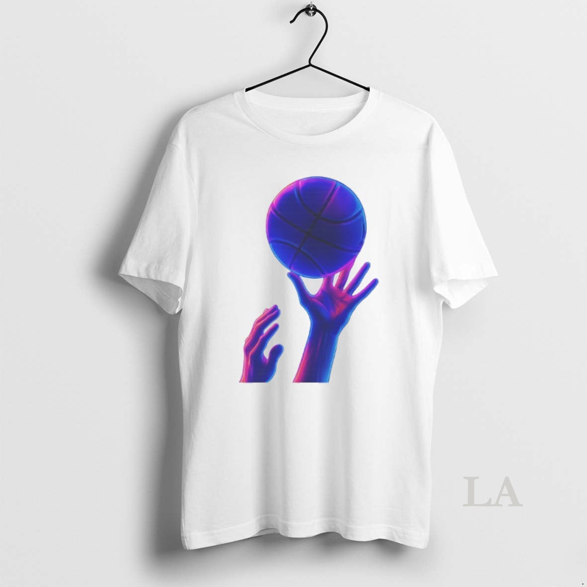 Original Basketball Hands Neon Vaporwave Graphic T-Shirts, Hoodie, Sweatshirt | PureTeeCo.com