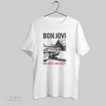 Original Bon Jovi Red White And Jersey Painting