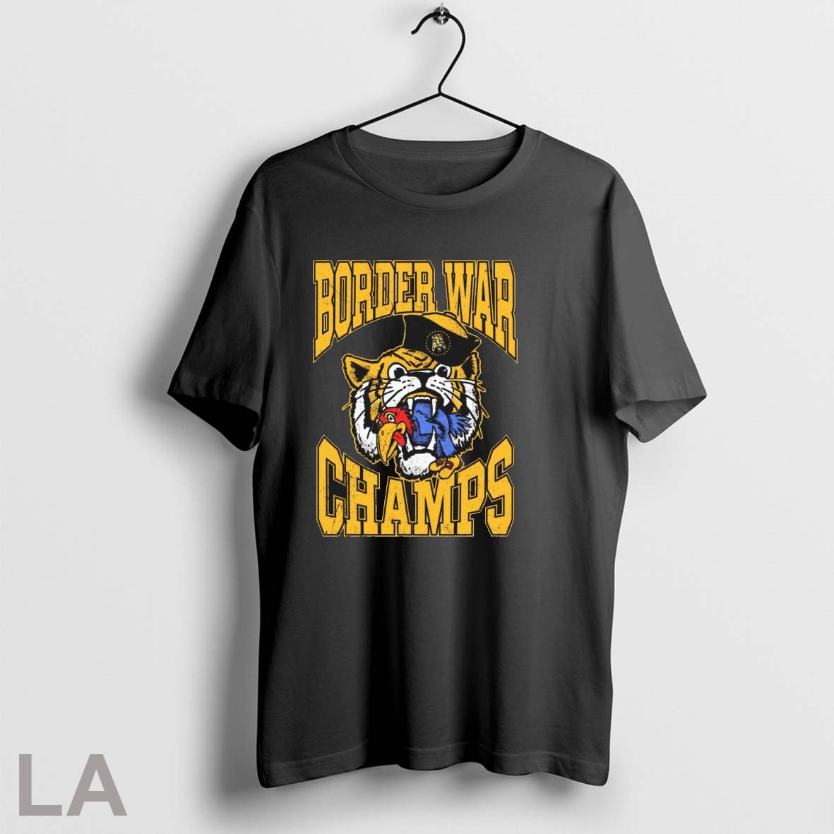 Original Border War Champs 2025 Missouri Tigers Vs Kansas Jayhawks Mascots T Shirt