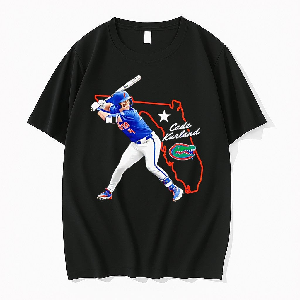 Original Cade Kurland Florida Gators Mens College Baseball Ncaa Cade Kurland Black Tshirts