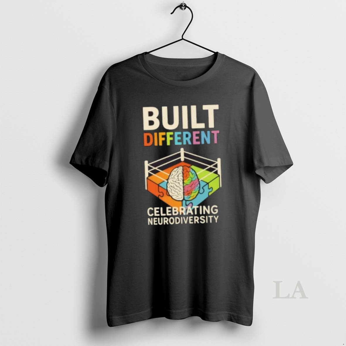 Original Captain Autism Built Different Celebrating Neurodiversity T-Shirts, Hoodie, Sweatshirt | PureTeeCo.com