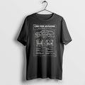 Original Car For Ukraine Volunteeringinitiative Blueprint Pickup Truck Tshirts